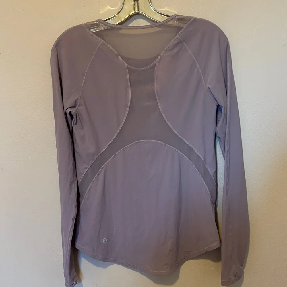lululemon athletica Lavender Long Sleeve Top